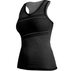 Maglia intima donna senza maniche Biotex Summerlight - Nero