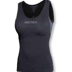 Maglia intima donna senza maniche Biotex Sun - Nero