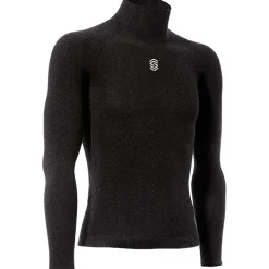 Maglia intima manica lunga collo alto Silverskin X-Warm - Grigio scuro