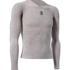 Maglia intima manica lunga Silverskin Stay Warm V neck - Grigio