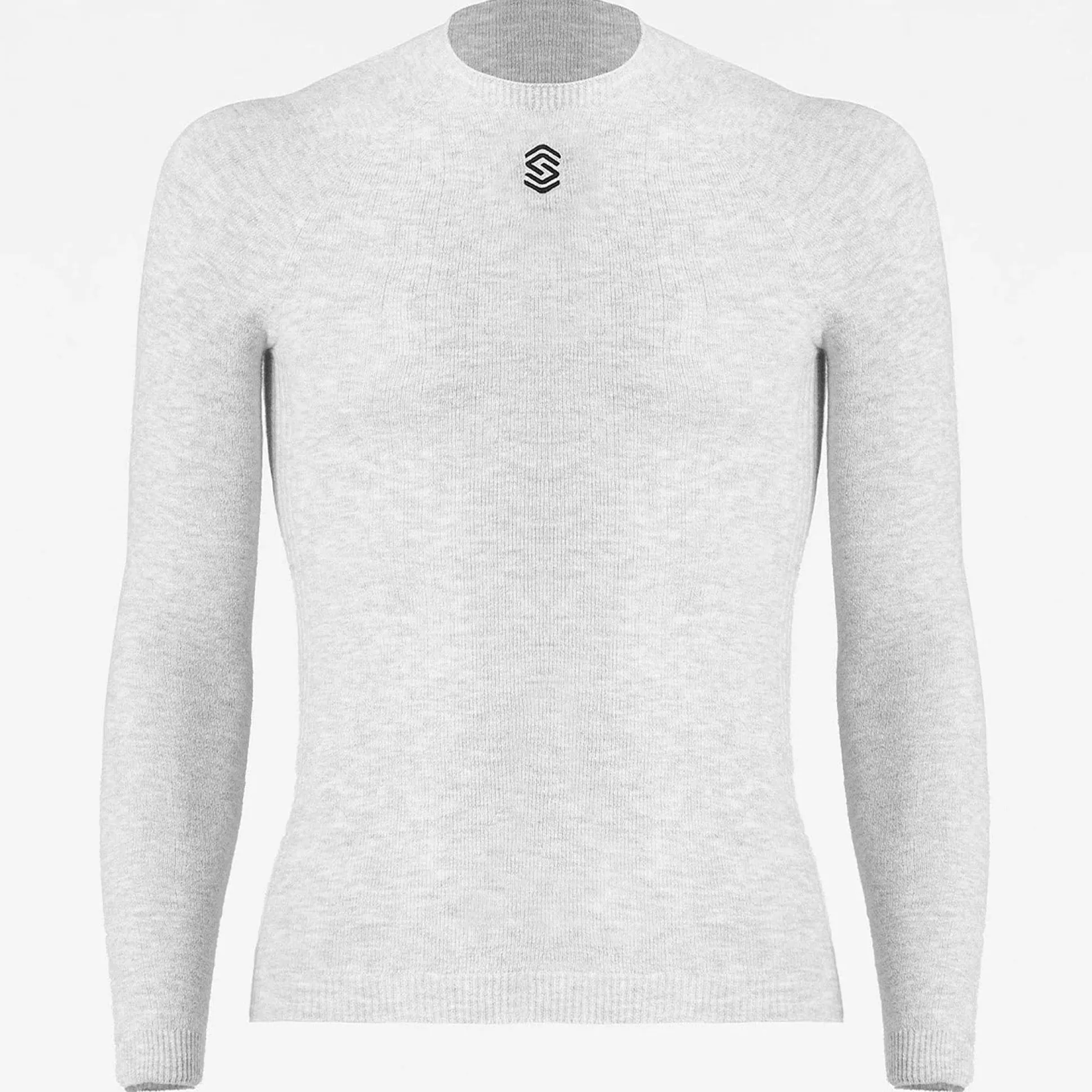 Maglia intima manica lunga Silverskin Stay Fresh - Grigio chiaro