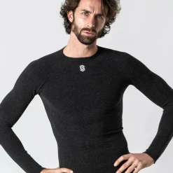 Maglia intima manica lunga Silverskin Stay Fresh - Grigio scuro