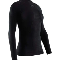 Maglia intima maniche lunghe donna X-Bionic Apani Merino 4.0 - Nero