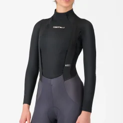 Maglia intima maniche lunghe donna Castelli Flanders 2 - Nero