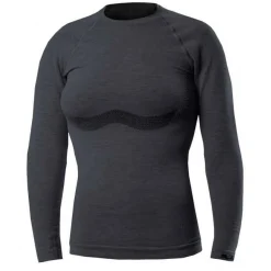 Maglia Intima maniche lunghe donna Biotex Calore Merino - Grigio