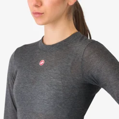 Maglia intima maniche lunghe donna Castelli Medio - Grigio