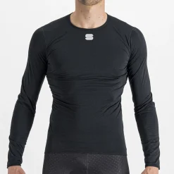 Maglia intima maniche lunghe Sportful Midweight Layer - Nero