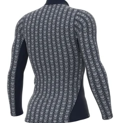 Maglia intima maniche lunghe Ale Cubes - Blu