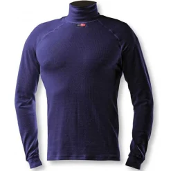 Maglia Intima maniche lunghe Biotex Lupetto Second Skin - Blu