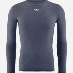 Maglia intima maniche lunghe Pedaled Element Merino - Blu