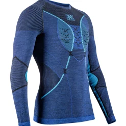 Maglia intima maniche lunghe X-Bionic Apani Merino 4.0 - Blu