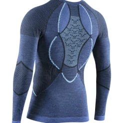 Maglia intima maniche lunghe X-Bionic Apani Merino 4.0 - Blu