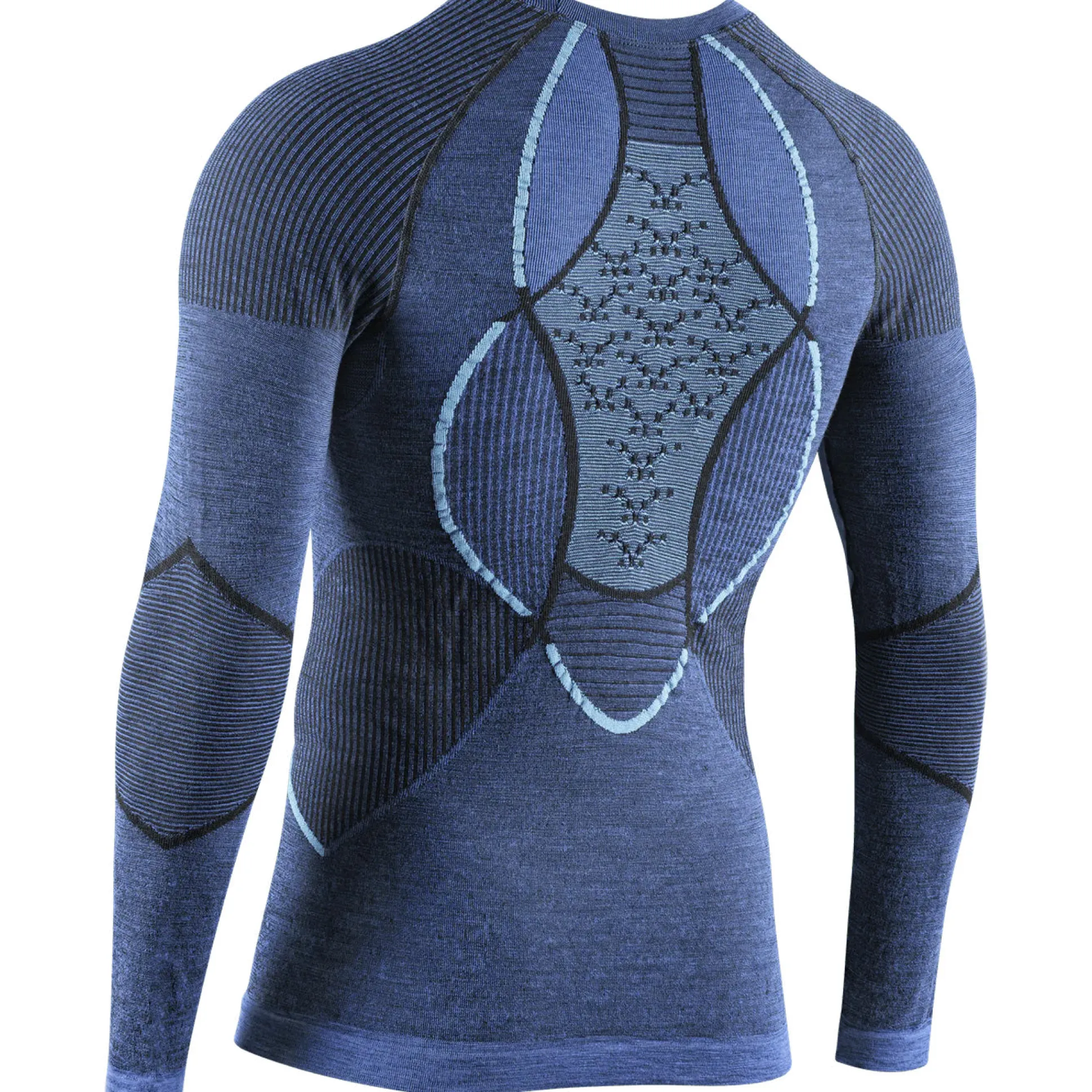 Maglia intima maniche lunghe X-Bionic Apani Merino 4.0 - Blu