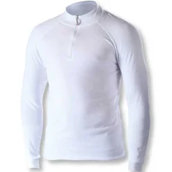 Maglia Intima maniche lunghe Biotex Thermo+ zip - Bianco