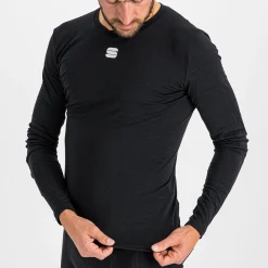 Maglia intima maniche lunghe Sportful Merino Tee - Nero