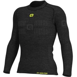Maglia intima maniche lunghe Ale Seamless Wool - Grigio