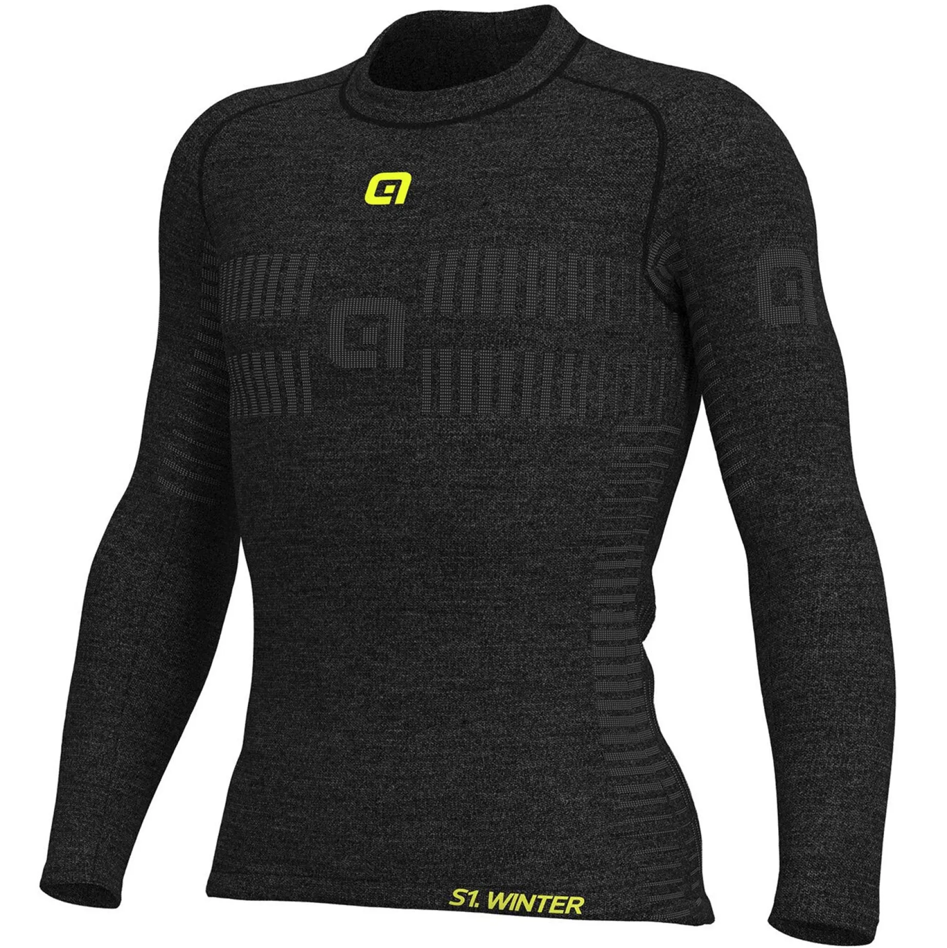Maglia intima maniche lunghe Ale Seamless Wool - Grigio