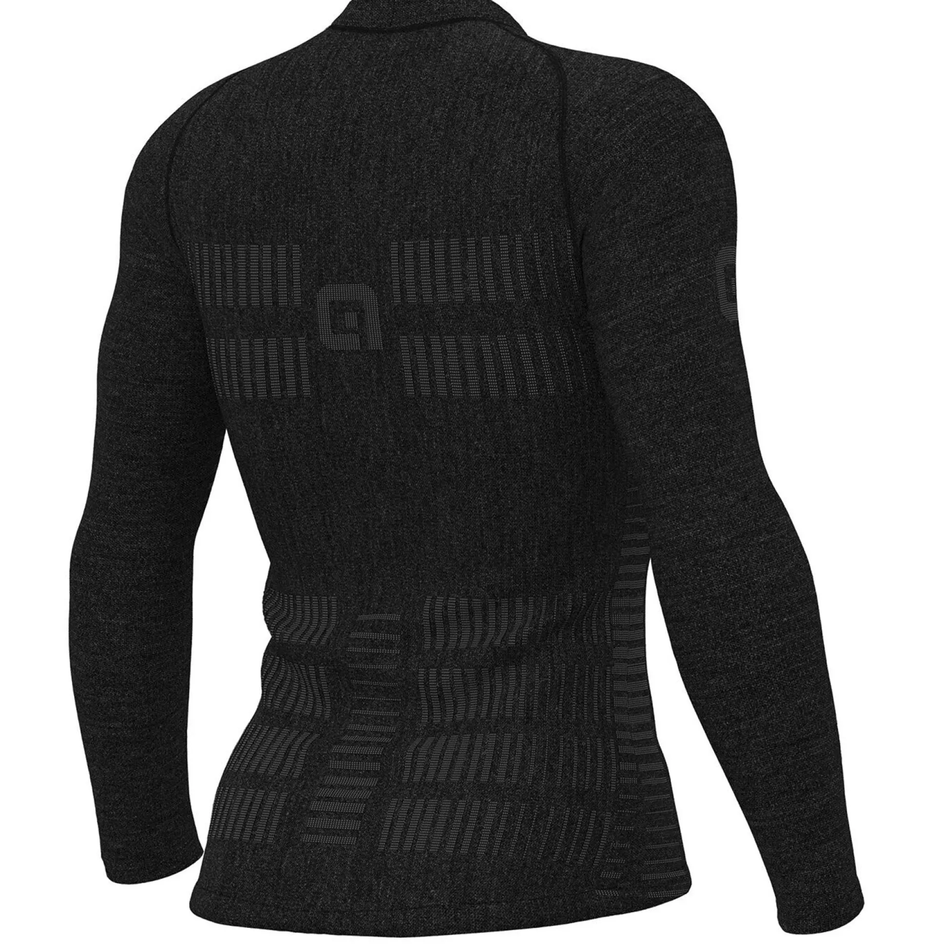 Maglia intima maniche lunghe Ale Seamless Wool - Grigio