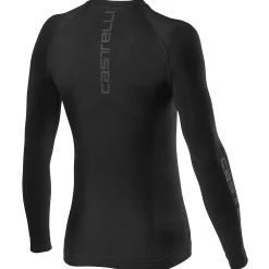 Maglia intima maniche lunghe Castelli Core Seamless - Nero