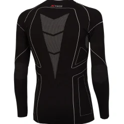 Maglia intima maniche lunghe Xtech antivento XT257 - Nero