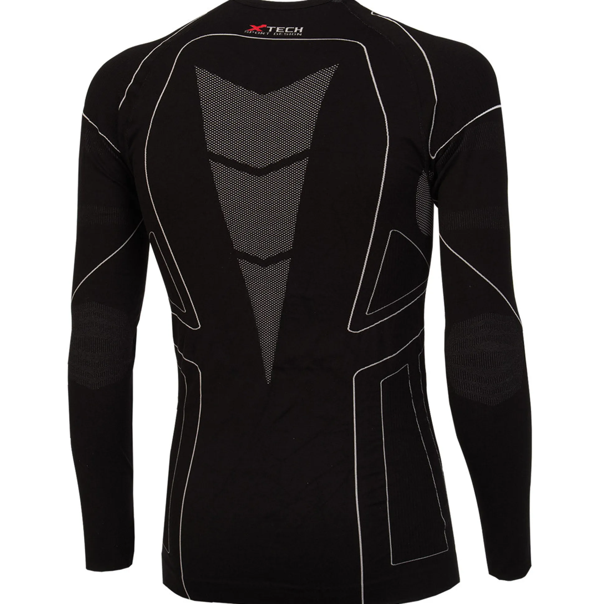 Maglia intima maniche lunghe Xtech antivento XT257 - Nero