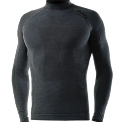 Maglia Intima maniche lunghe Biotex Lupetto Calore Merino - Nero