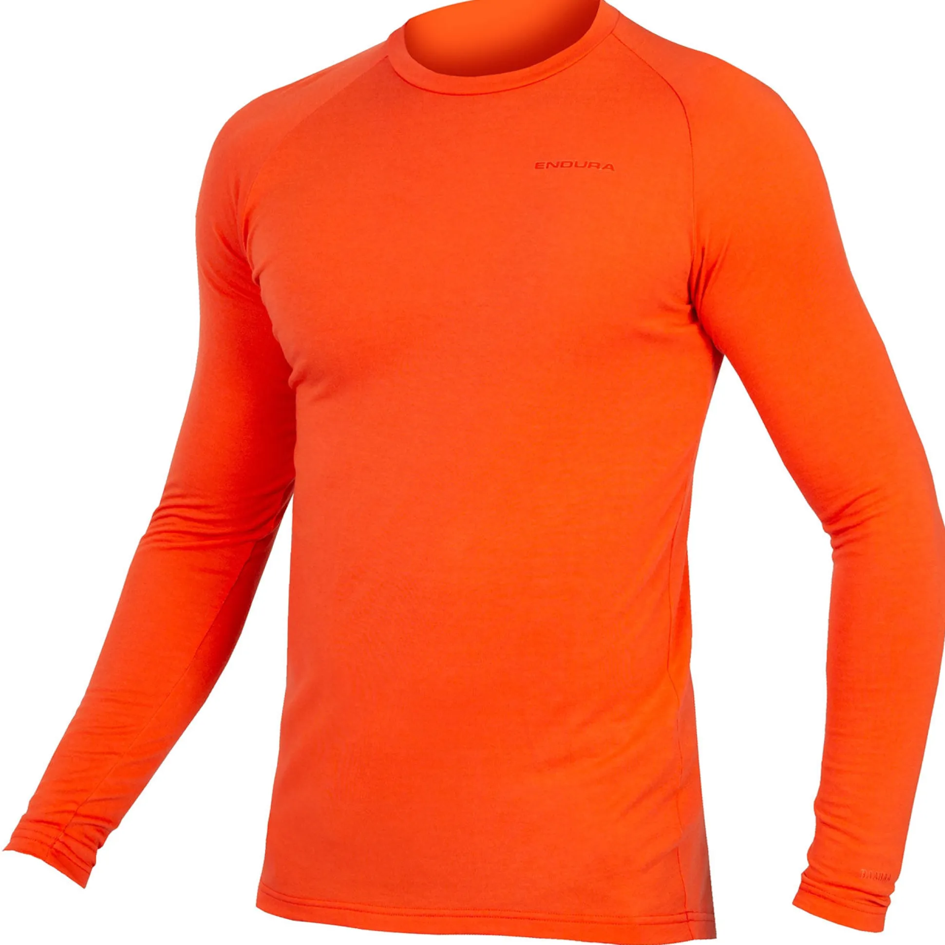 Maglia intima maniche lunghe Endura BaaBaa Blend - Arancio