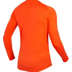 Maglia intima maniche lunghe Endura BaaBaa Blend - Arancio