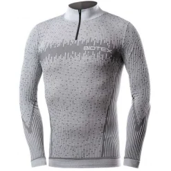 Maglia Intima maniche lunghe Biotex Lupetto 3D Zip - Grigio
