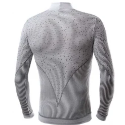 Maglia Intima maniche lunghe Biotex Lupetto 3D Zip - Grigio