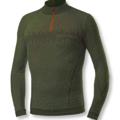 Maglia Intima maniche lunghe Biotex Lupetto 3D Zip - Verde