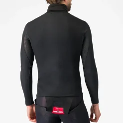 Maglia intima maniche lunghe Castelli Flanders 2 High Neck - Nero