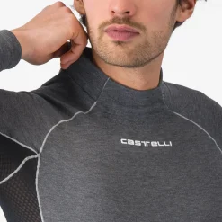 Maglia intima maniche lunghe Castelli Flanders 2 - Grigio