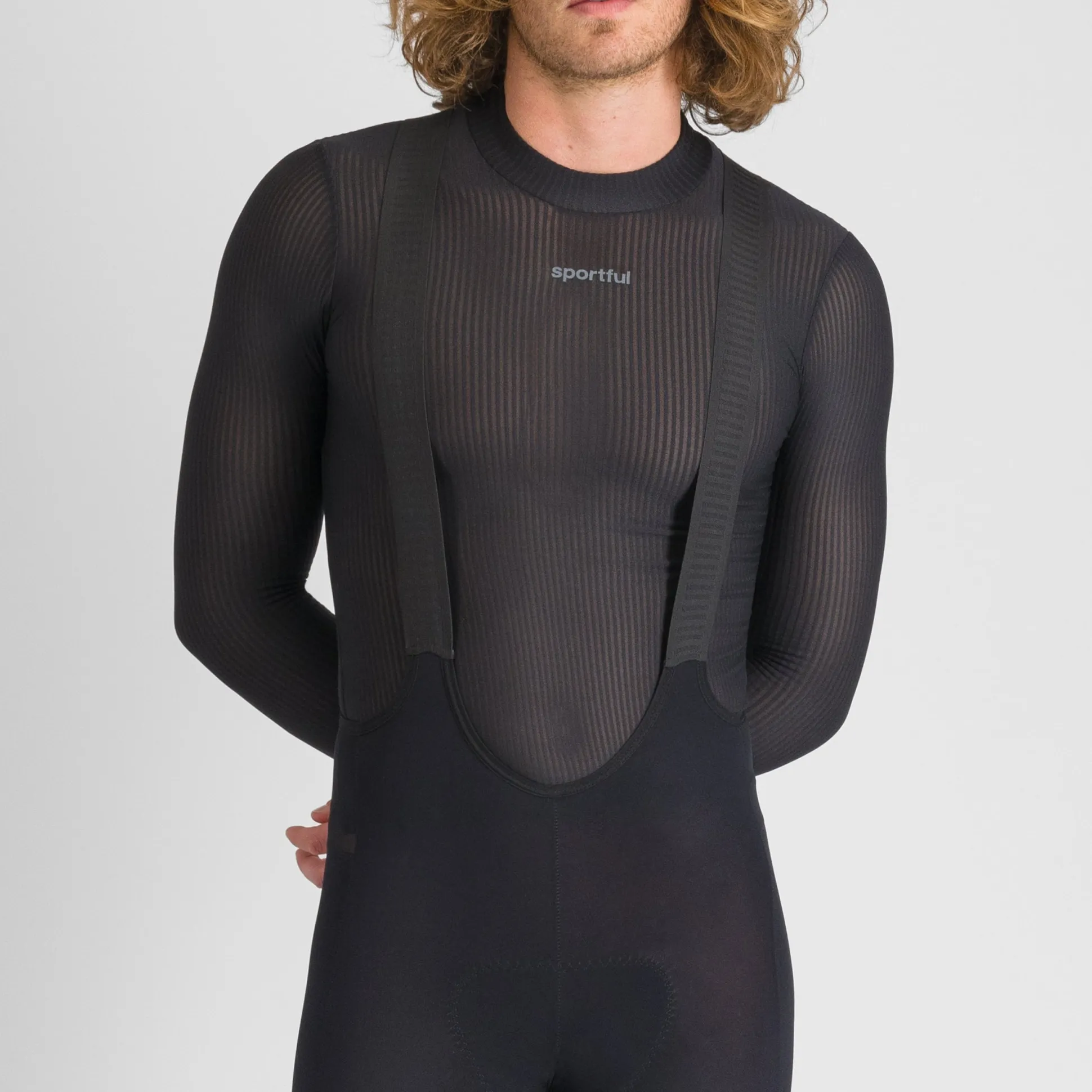 Maglia intima maniche lunghe Sportful Winter Layer Tee - Nero