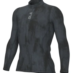 Maglia intima maniche lunghe Ale Knitted - Nero