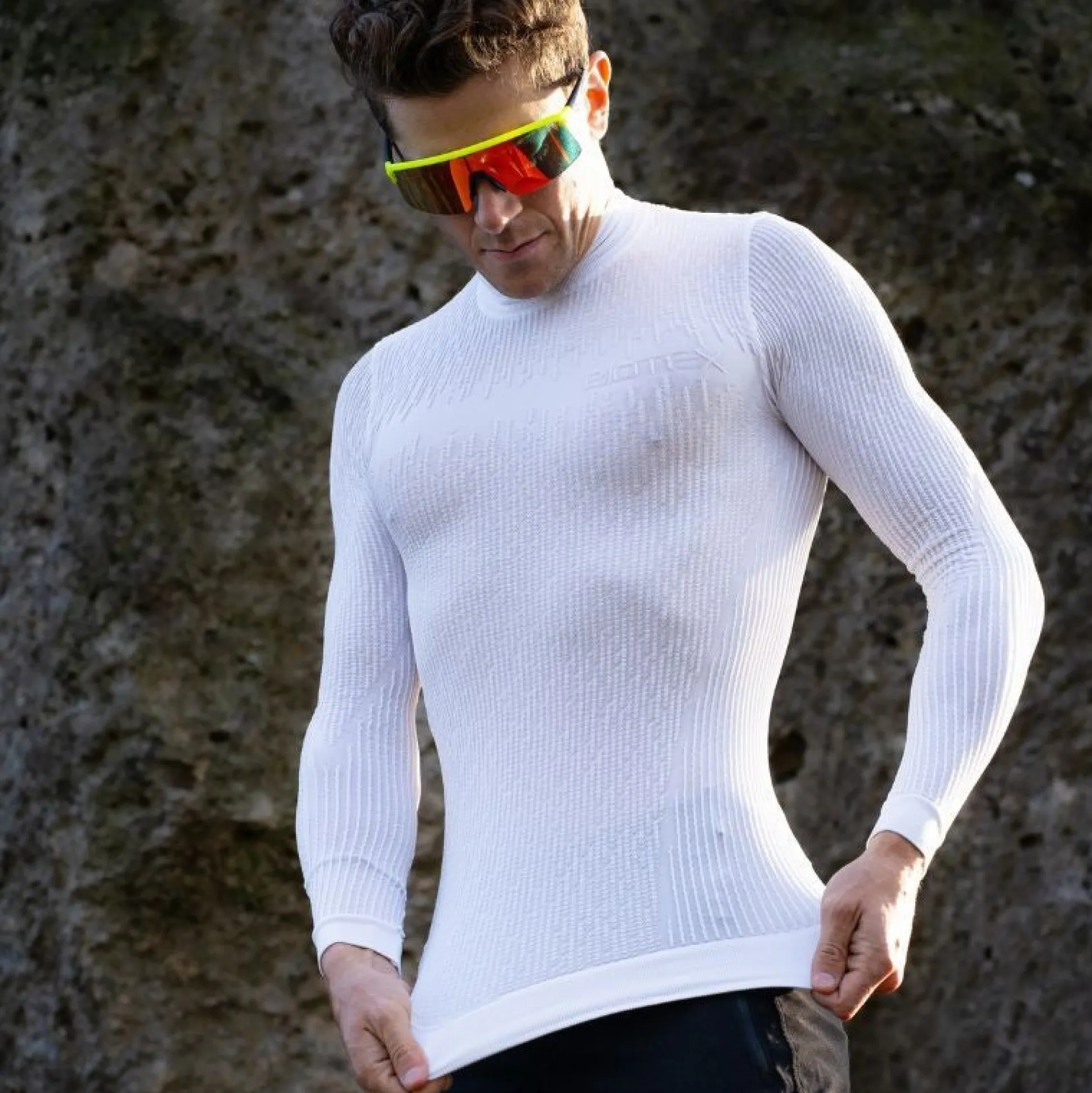 Maglia Intima maniche lunghe Biotex Lupetto 3D - Bianco