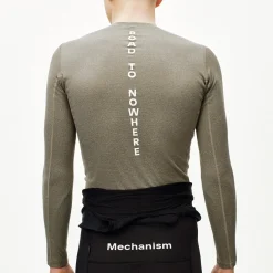 Maglia intima maniche lunghe Pas Normal Studios Mid - Marrone