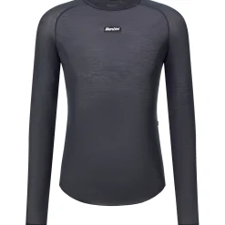 Maglia intima maniche lunghe Santini Dry - Nero