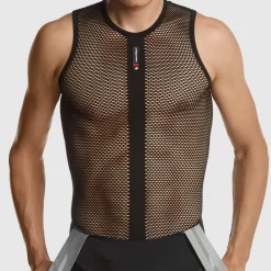 Maglia intima senza maniche Assos NS Skin Superleger - Nero