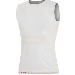 Maglia intima senza maniche Biotex Antivento Seamless - Bianco