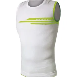 Maglia intima senza maniche Biotex Impact - Bianco lime