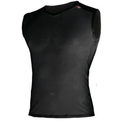 Maglia intima senza maniche Biotex Microrete Velo - Nero