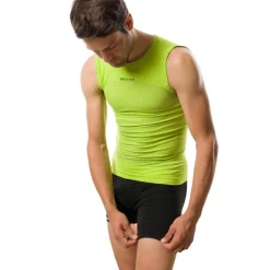 Maglia intima senza maniche Biotex + Carbon - Verde