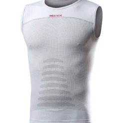 Maglia intima senza maniche Biotex + Carbon - Bianco