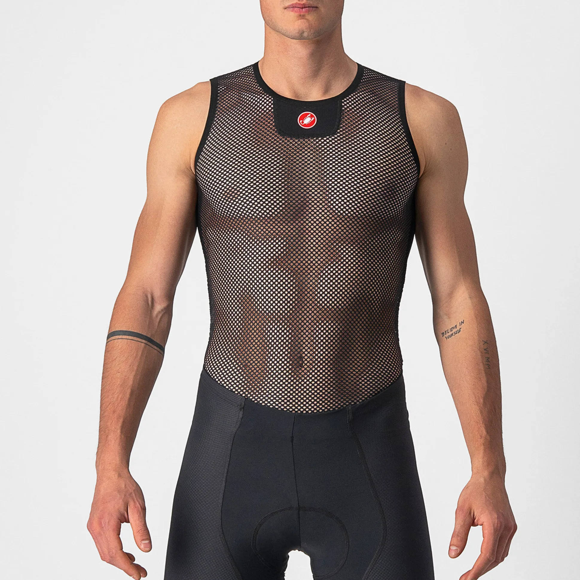 Maglia intima senza maniche Castelli Core Mesh 3 - Nero