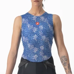 Maglia intima senza maniche donna Castelli Pro Mesh 4 - Blu