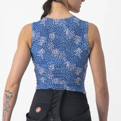 Maglia intima senza maniche donna Castelli Pro Mesh 4 - Blu