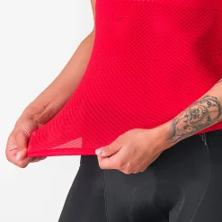 Maglia intima senza maniche donna Castelli Pro Mesh 4 - Rosso