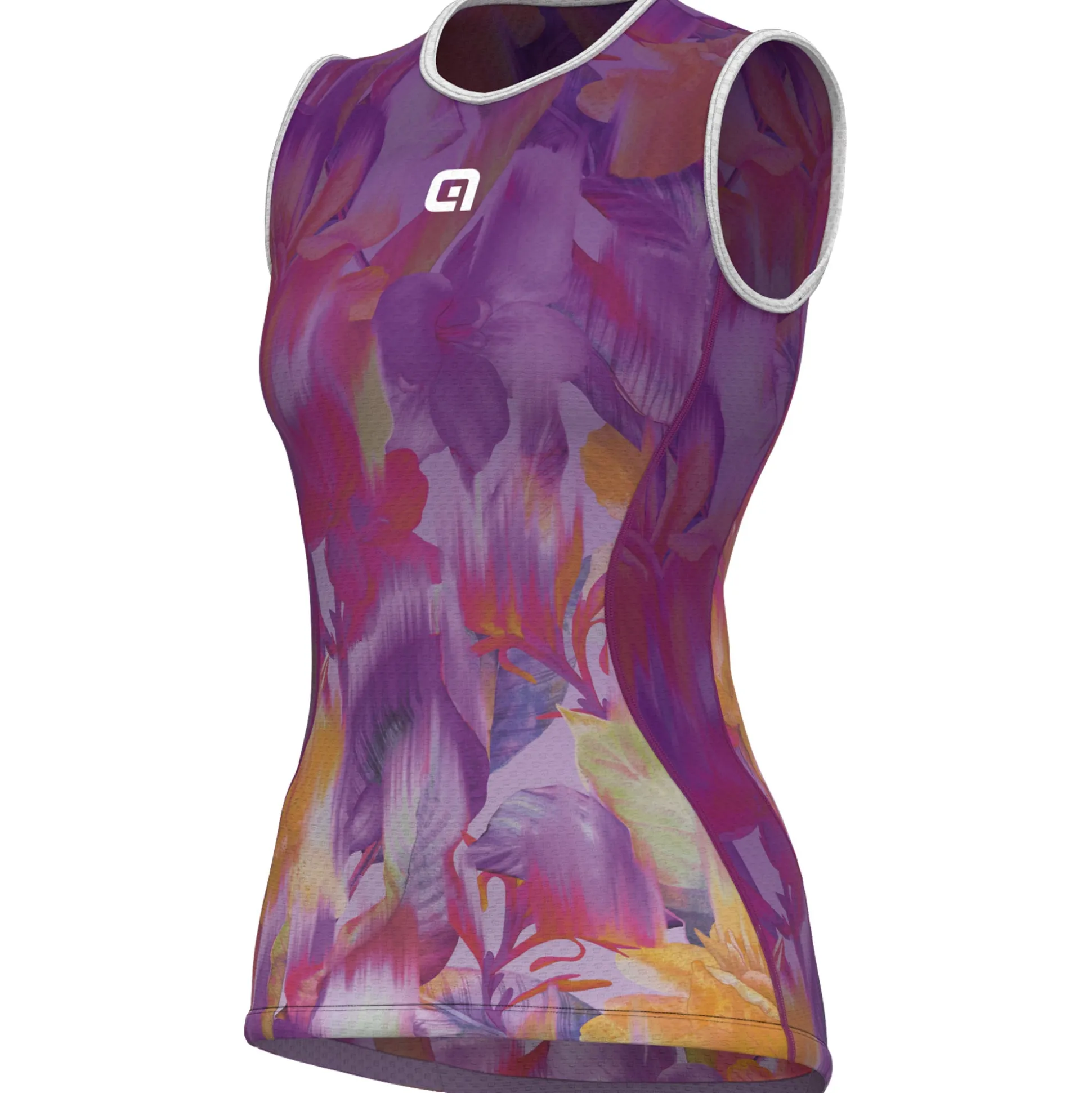Maglia intima senza maniche donna Ale Lilium - Viola