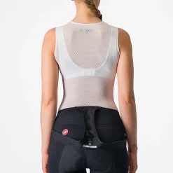 Maglia intima senza maniche donna Castelli Pro Mesh 4 - Bianco